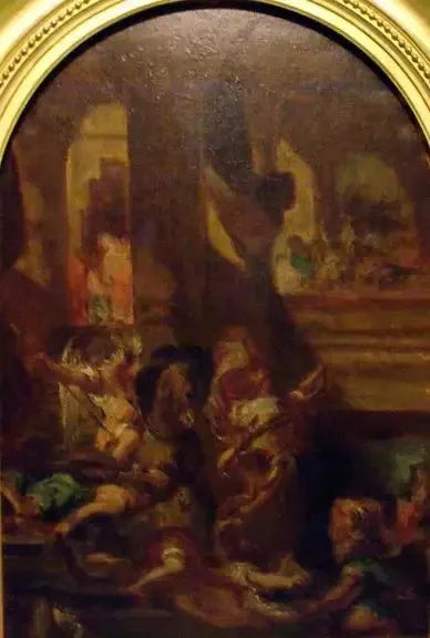 Heliodor wypędzony ze świątyni - Eugène Delacroix