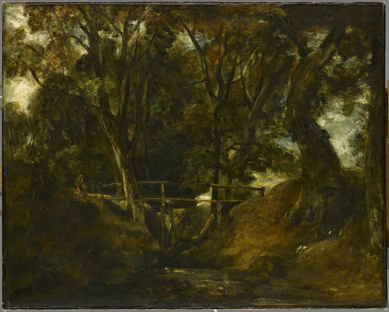 Helmingham Dell. Dolina w parku Helmingham - John Constable