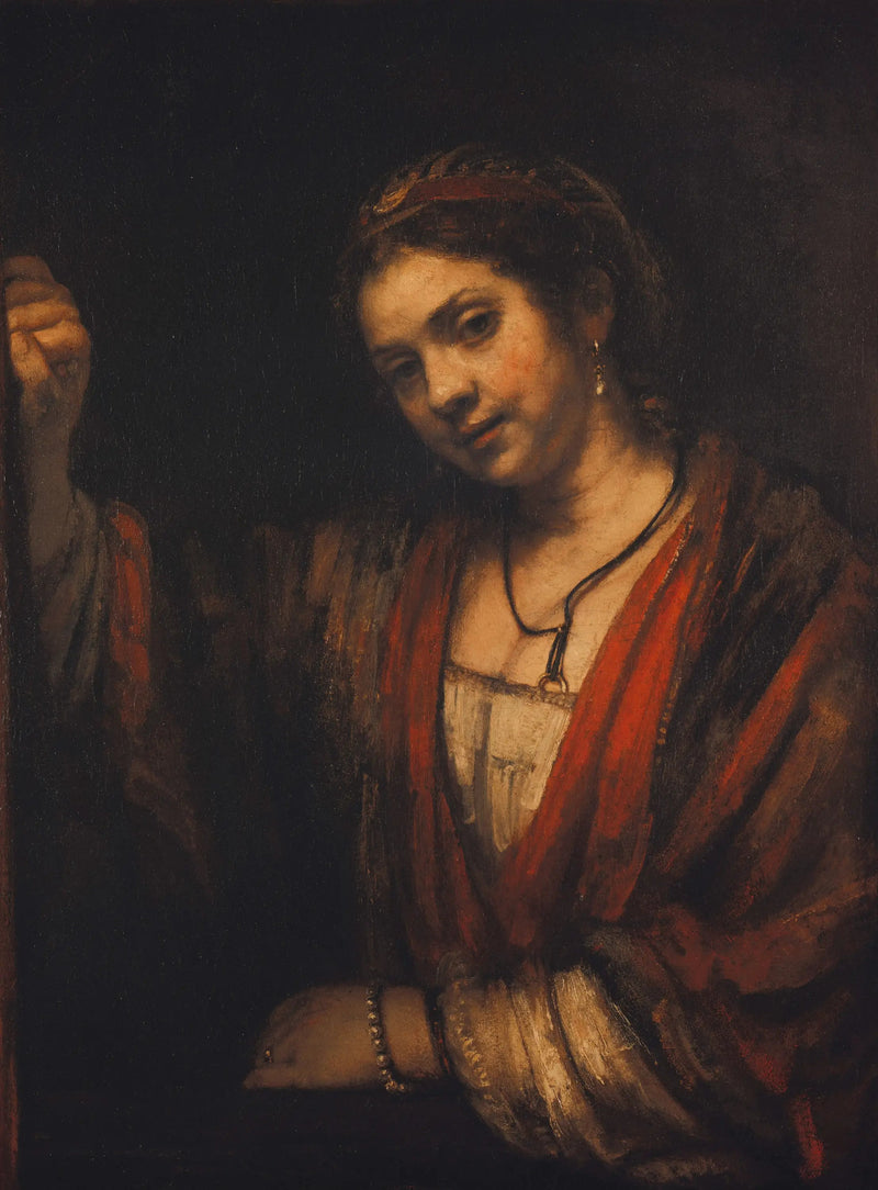 Hendrickje Stoffels w drzwiach - Rembrandt