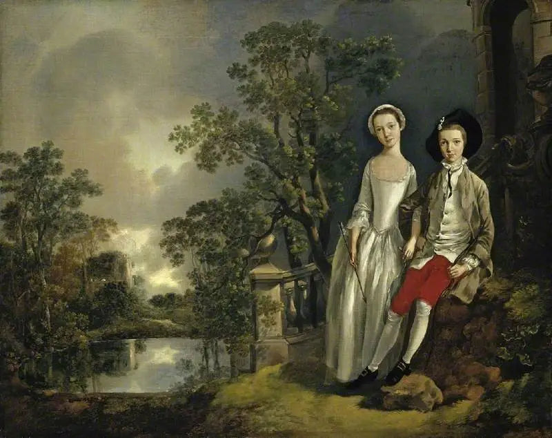 Heneage Lloyd i jego siostra, Lucy - Thomas Gainsborough