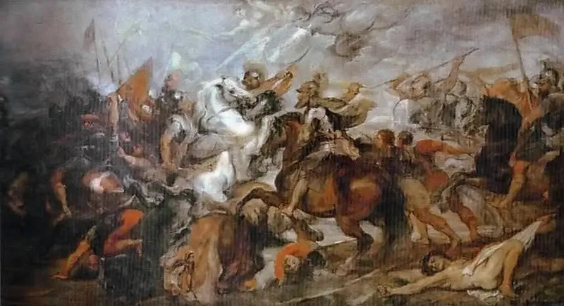 Henri IV podczas bitwy pod Ivry, 14 marca 1590 - Peter Paul Rubens