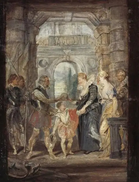 Henri IV powierza regencję Marii Medycejskiej - Peter Paul Rubens