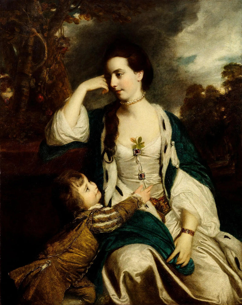 Henrietta Catherine Cholmley i jej syn - Joshua Reynolds