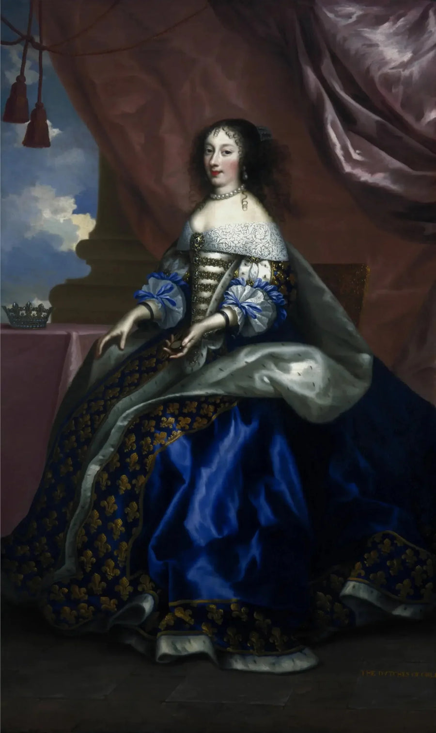 Henriette Anne, księżna Orleanu, 1644 - 1670. Piąta córka Karola I - Jean Nocret