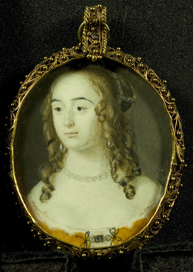 Henriette Marie (1626-1651) du Palatinat, fille de Frédéric V, roi de Bohême, surnommé le « Roi de l'Hiver ». - Alexander Cooper