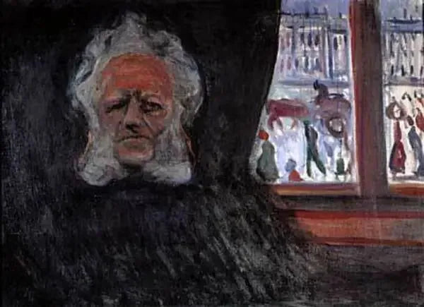 Henrik Ibsen w Grand Café - Edvard Munch
