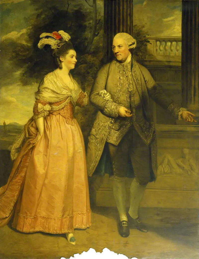 Henry Loftus, pierwszy hrabia z Ely (1709-1783) i jego żona Frances Monroe, hrabina z Ely (zmarła w 1821) - Joshua Reynolds