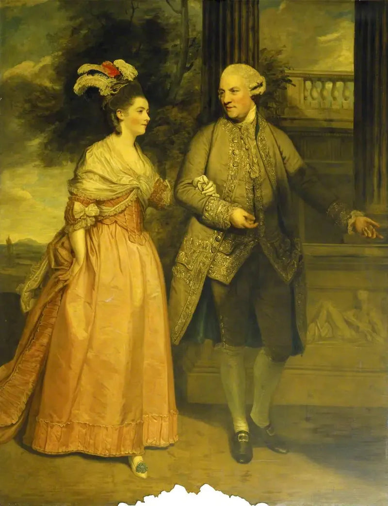 Henry Loftus, pierwszy hrabia z Ely (1709-1783) i jego żona Frances Monroe, hrabina z Ely (zmarła w 1821) - Joshua Reynolds