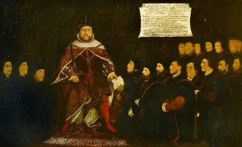Henryk VIII i Barbierscy Chirurdzy - Hans Holbein Młodszy