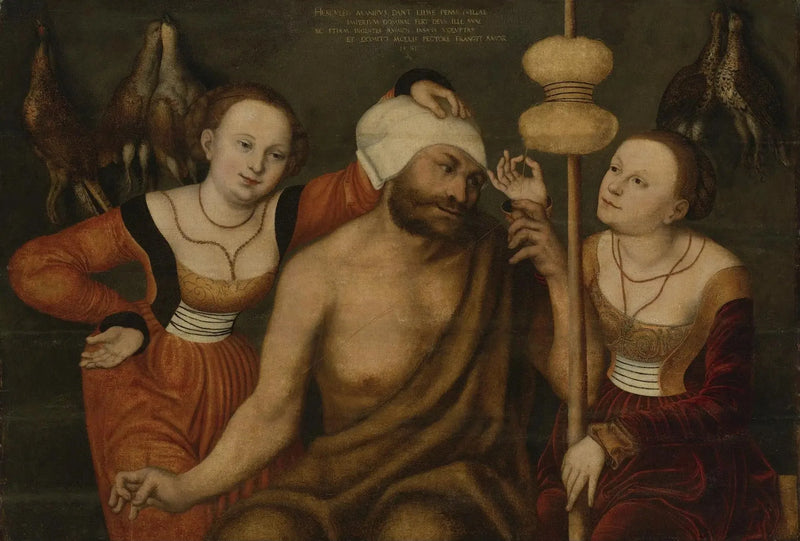 Herakles i Omfale - Lucas Cranach Starszy