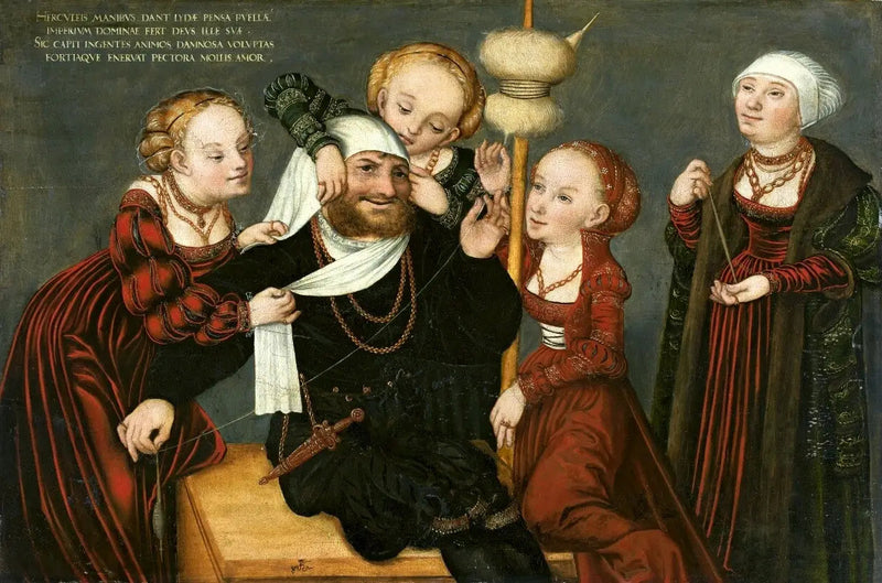 Herakles i Omfale - Lucas Cranach Starszy