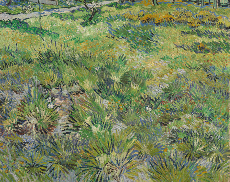 Długa trawa z motylami - Vincent van Gogh