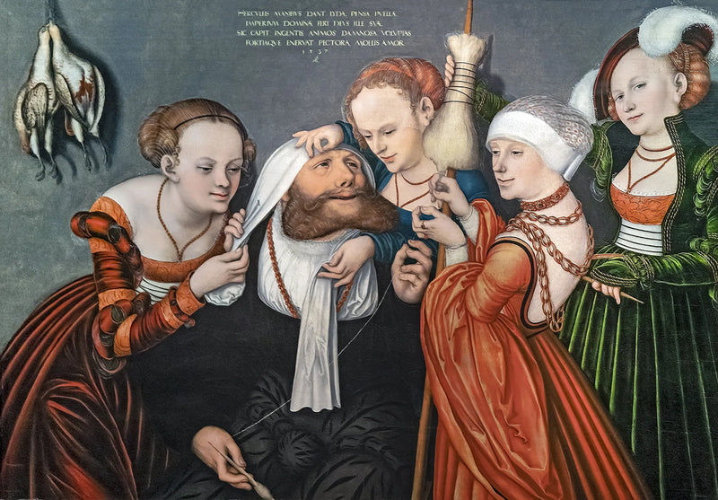 Herkules na dworze Omfale - Lucas Cranach Starszy