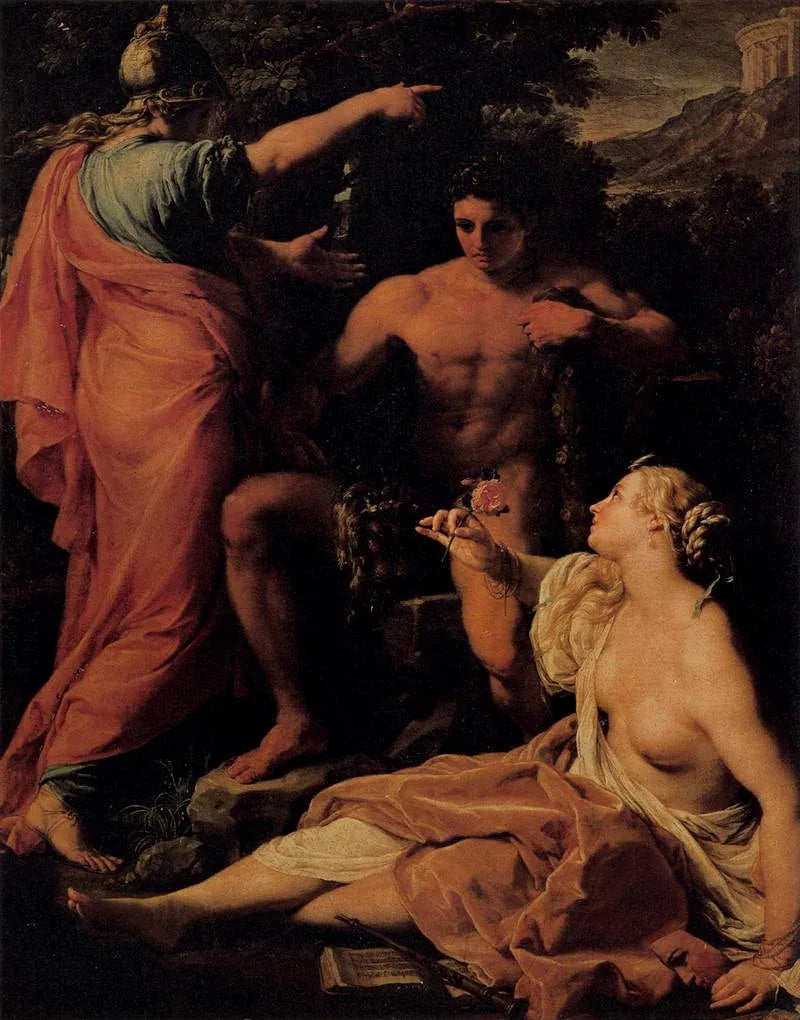 Herkules na rozdrożu - Pompeo Batoni