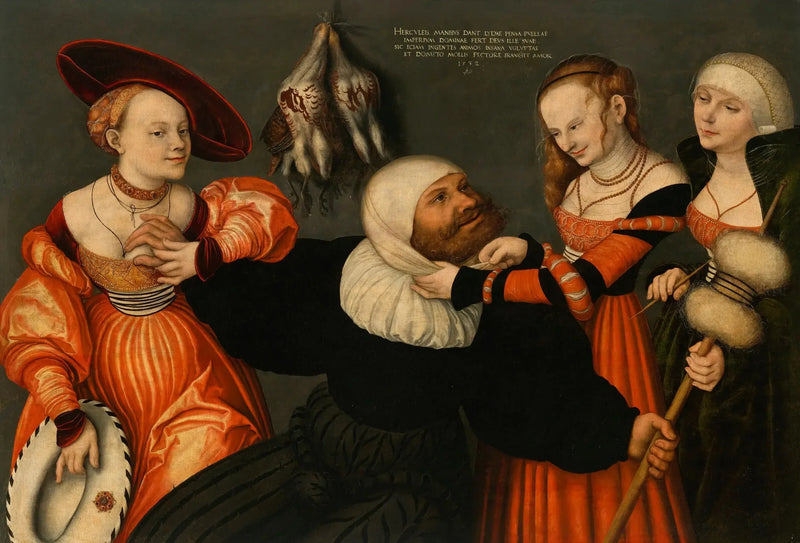 Herkules z Omfale - Lucas Cranach Starszy