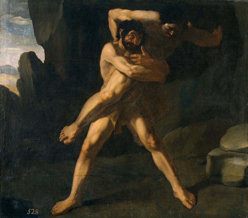Hercule combattant avec Antée - Francisco de Zurbarán - Alpha Reproduction