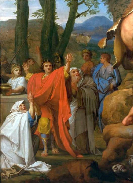Herkules walczący z Cacus - Eustache Le Sueur