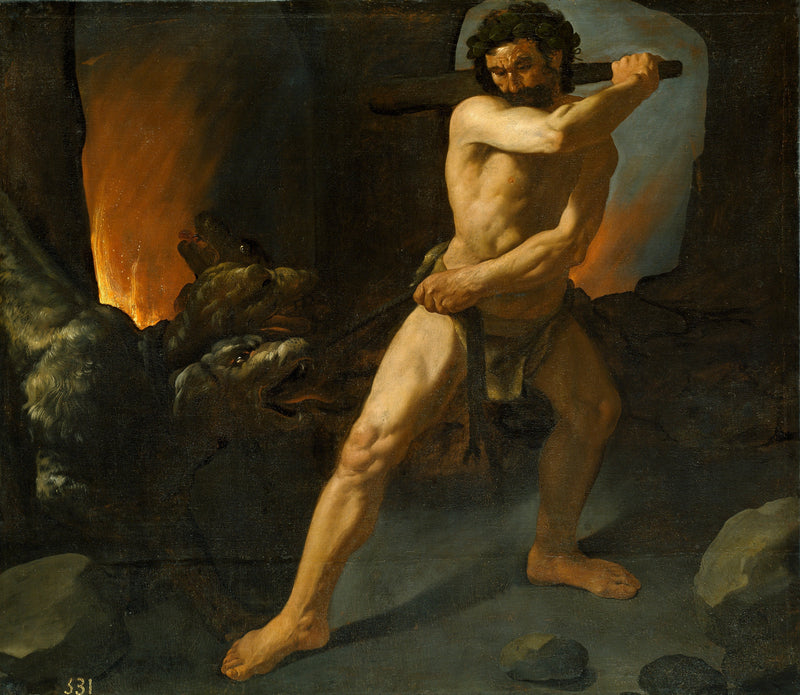 Herkules i Cerber - Francisco de Zurbarán