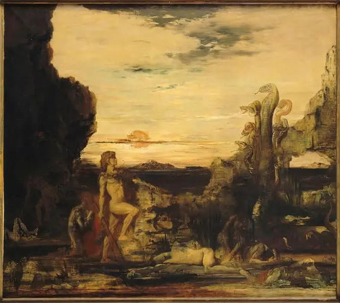 Herkules i Hydra Lernejska - Gustave Moreau