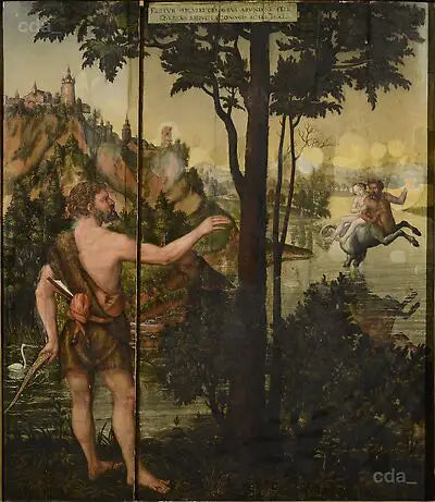 Herkules i Nessus - Lucas Cranach Starszy