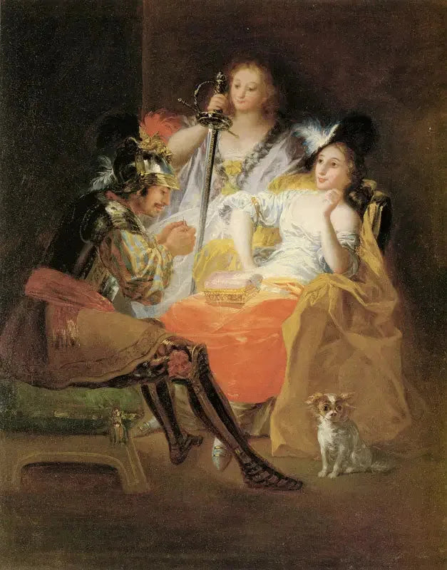 Herkules i Omfala - Francisco de Goya