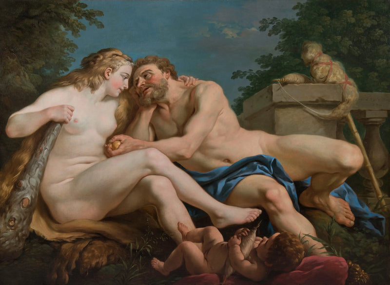 Herkules i Omfale - Louis Jean François Lagrenée