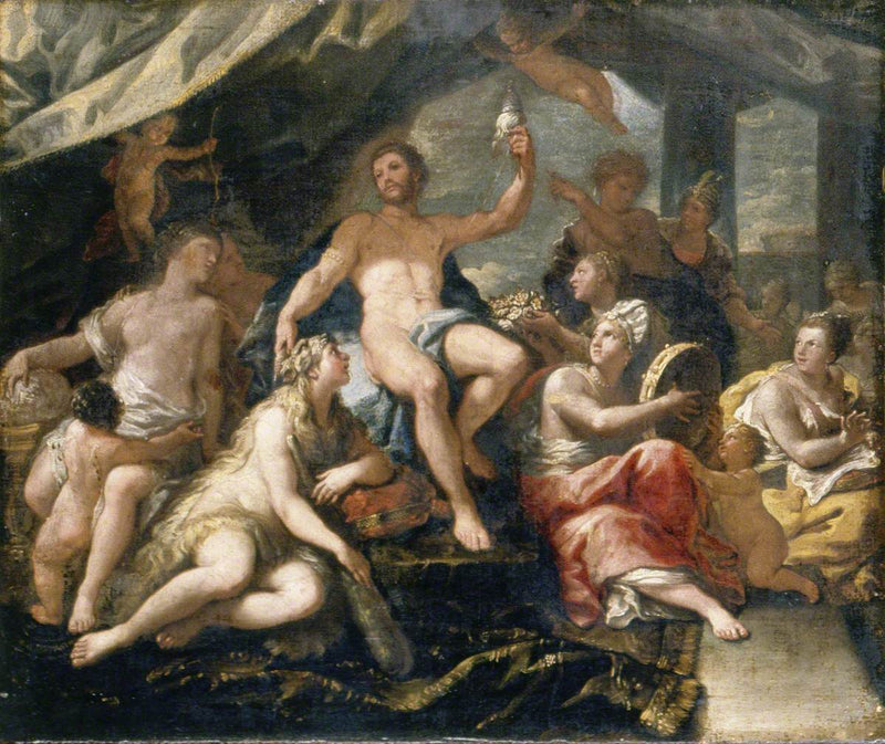 Herkules i Omfale - Luca Giordano