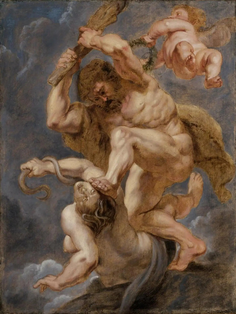 Herkules, heroiczna cnota pokonująca niezgodę - Peter Paul Rubens