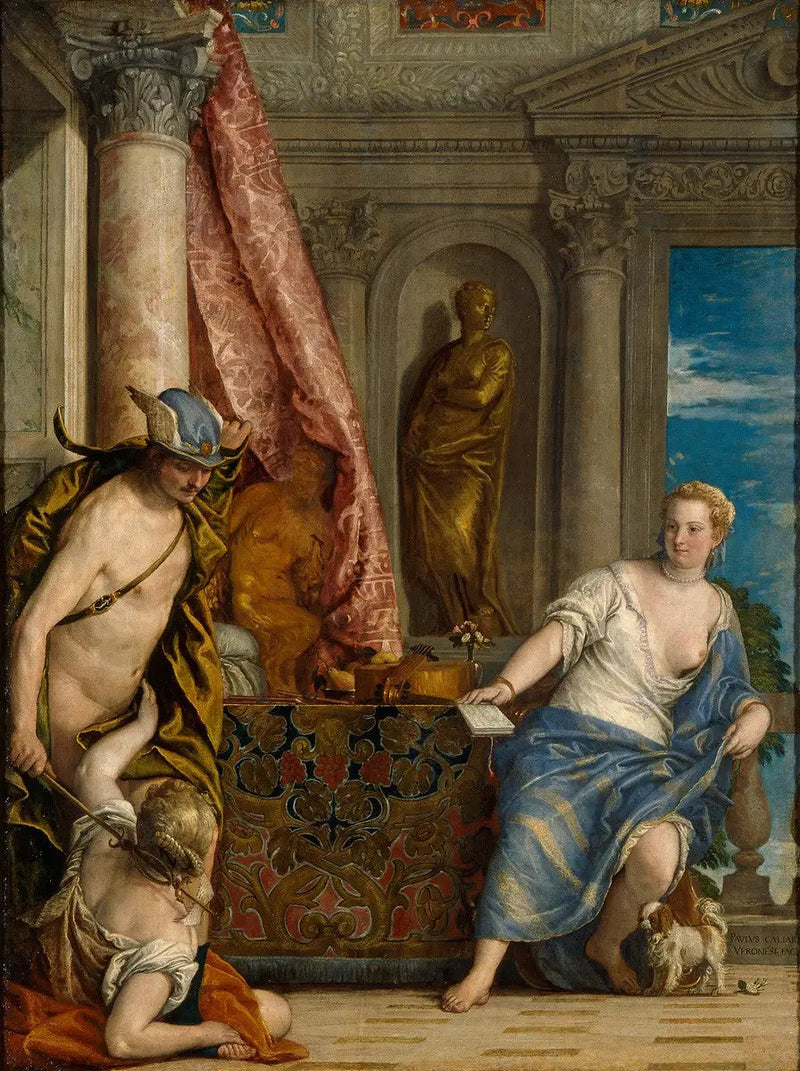 Hermès, Hersé i Aglauros - Paul Véronèse