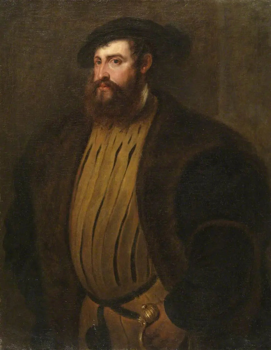 Hernan Cortez (?) (na podstawie Tycjana) - Peter Paul Rubens