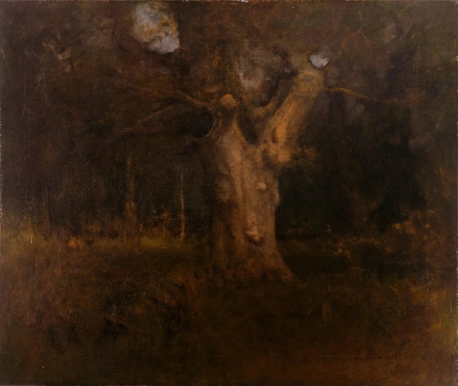 Dąb królewski w New Forest, Lyndhurst - George Inness