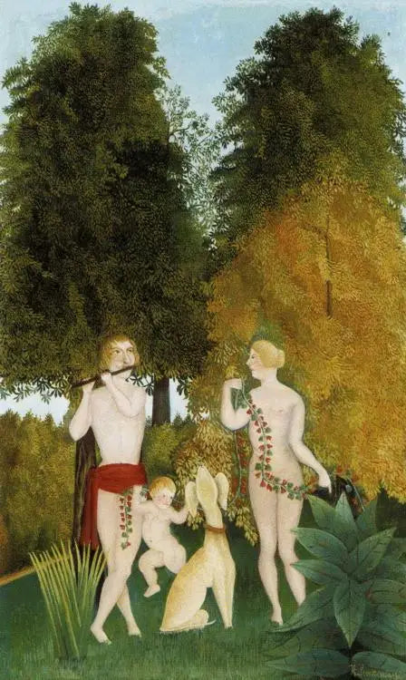 Szczęśliwy kwartet - Henri Rousseau