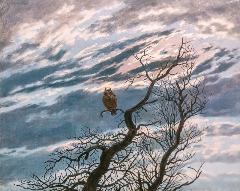 Sowa na drzewie - Caspar David Friedrich
