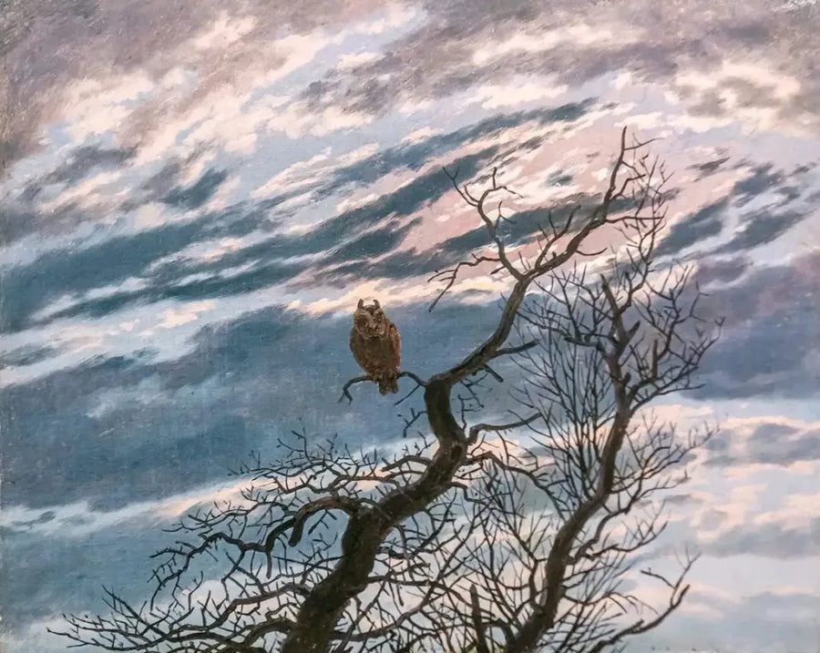 Sowa na drzewie - Caspar David Friedrich