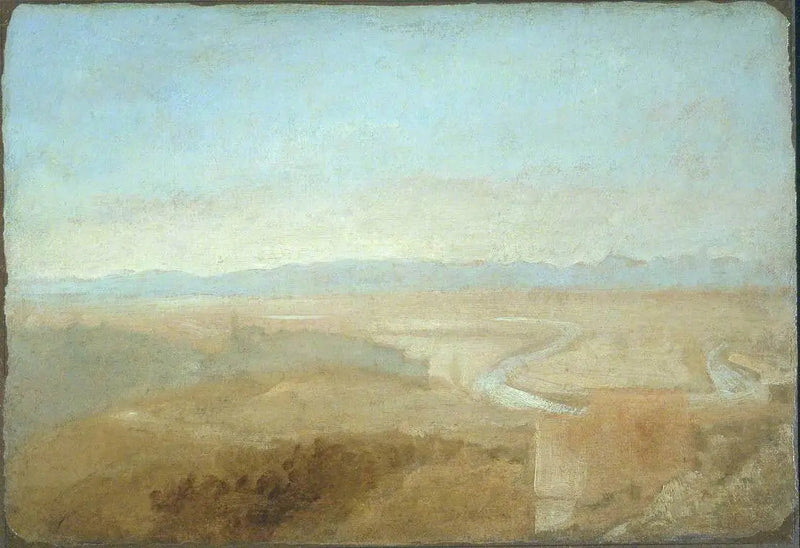 Miasto na wzgórzu na skraju Kampanii - J. M. W. Turner