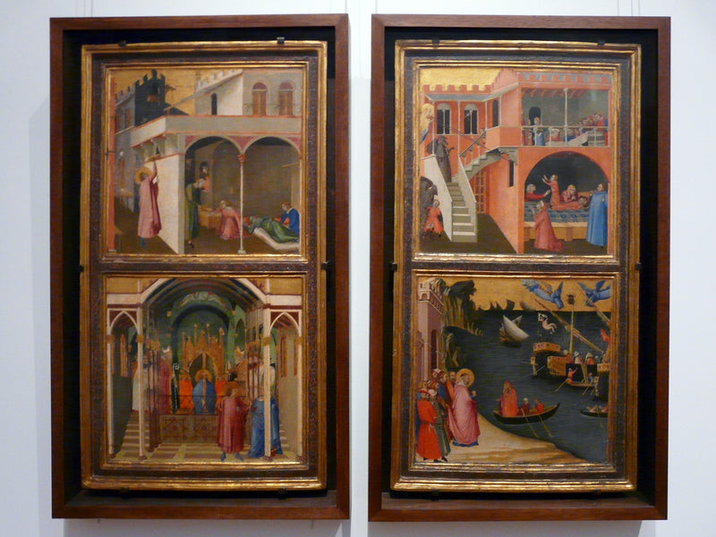Historie Świętego Mikołaja - Ambrogio Lorenzetti