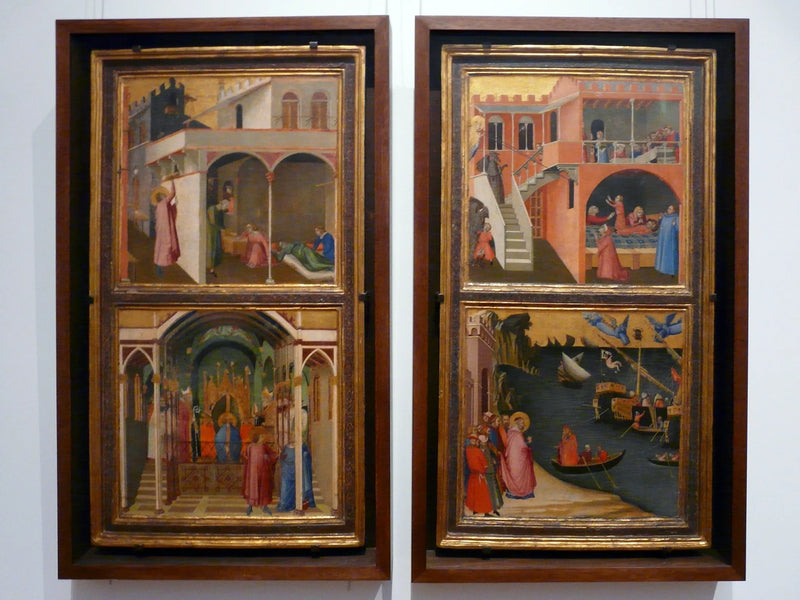 Historie Świętego Mikołaja - Ambrogio Lorenzetti