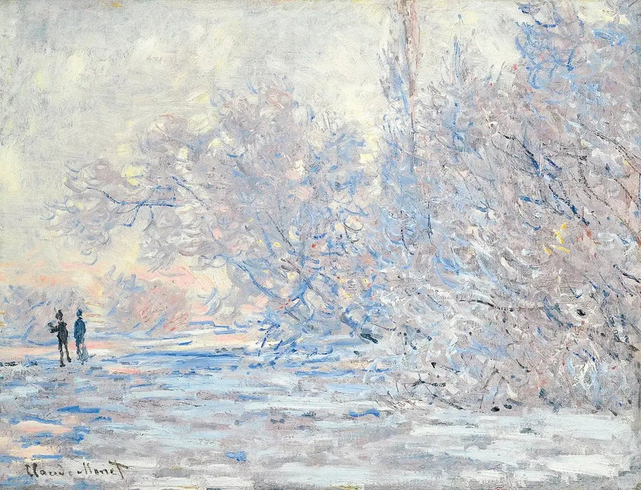 Zima w Giverny - Claude Monet