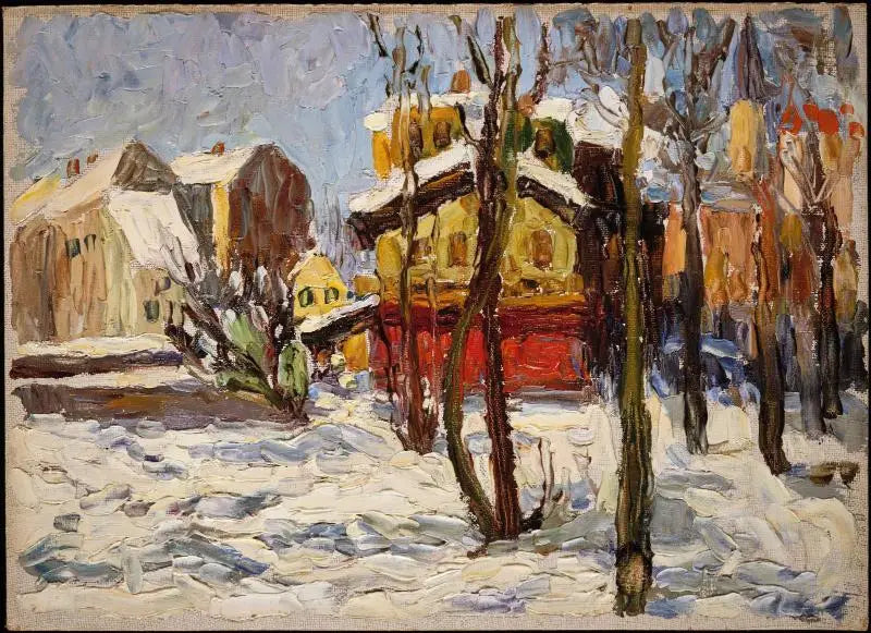 Zima w Schwabingu - Wasilij Kandinsky