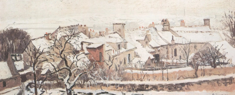 Zima - Camille Pissarro