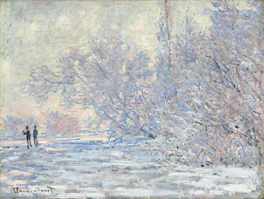 Zima w Giverny - Le Givre W963 - Claude Monet