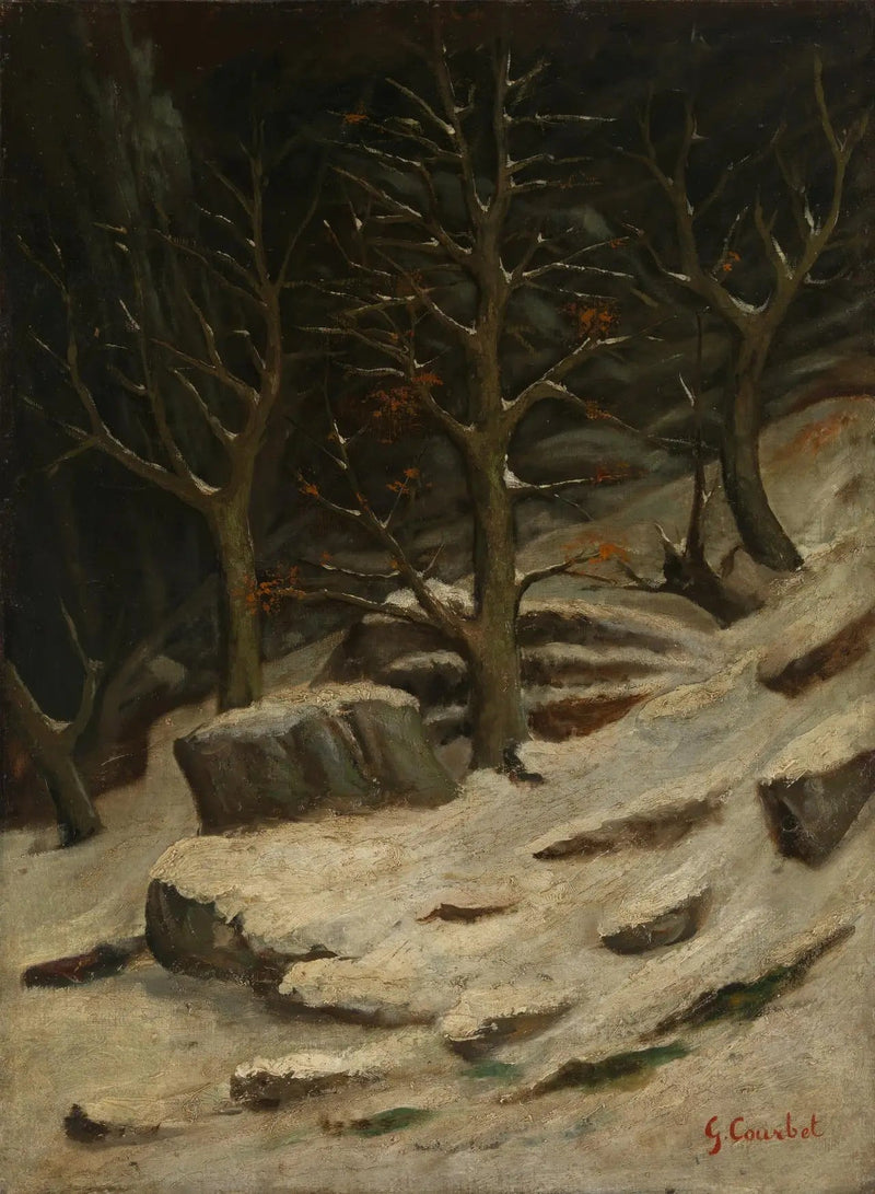 Zima - Gustave Courbet