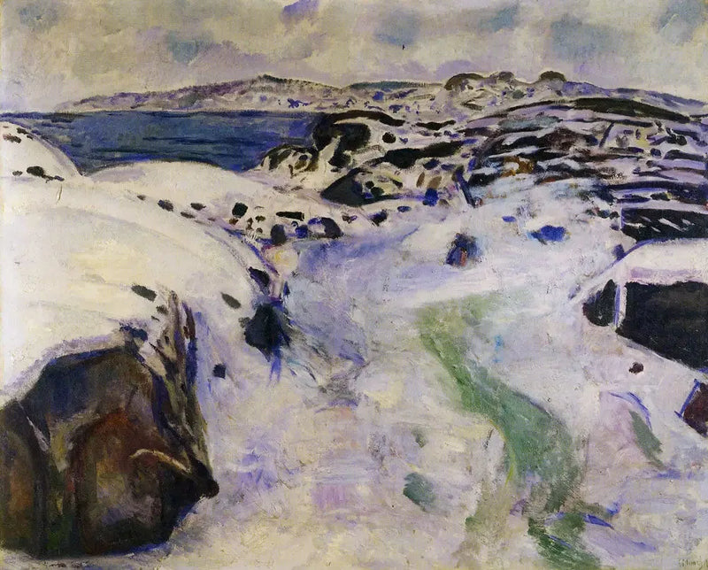 Zima na wybrzeżu - Edvard Munch