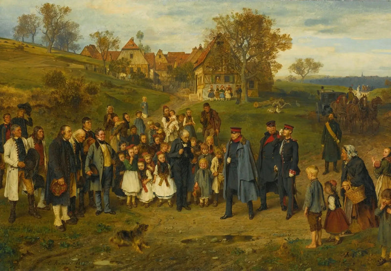 Hoheit w podróży (1867) - Ludwig Knaus