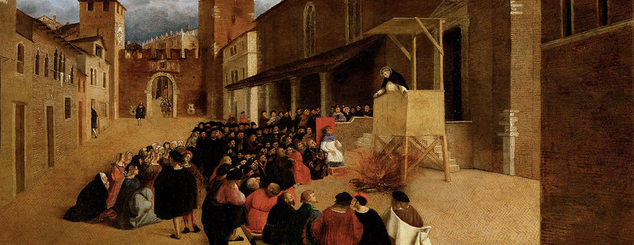 Homilia świętego Dominika w Recanati - Lorenzo Lotto