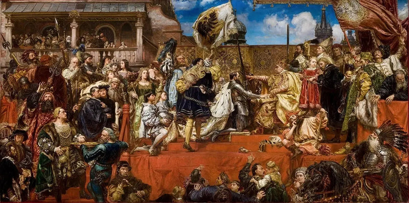Pruski hołd - Jan Matejko