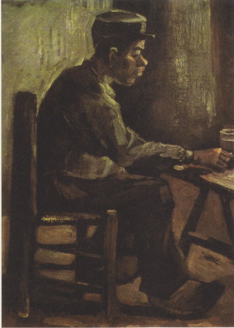 Mężczyzna przy stole - Vincent van Gogh