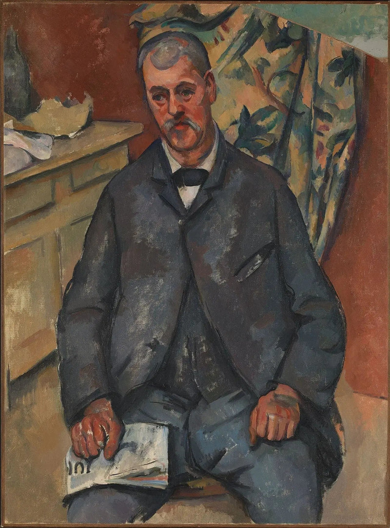 Siedzący mężczyzna - Paul Cézanne