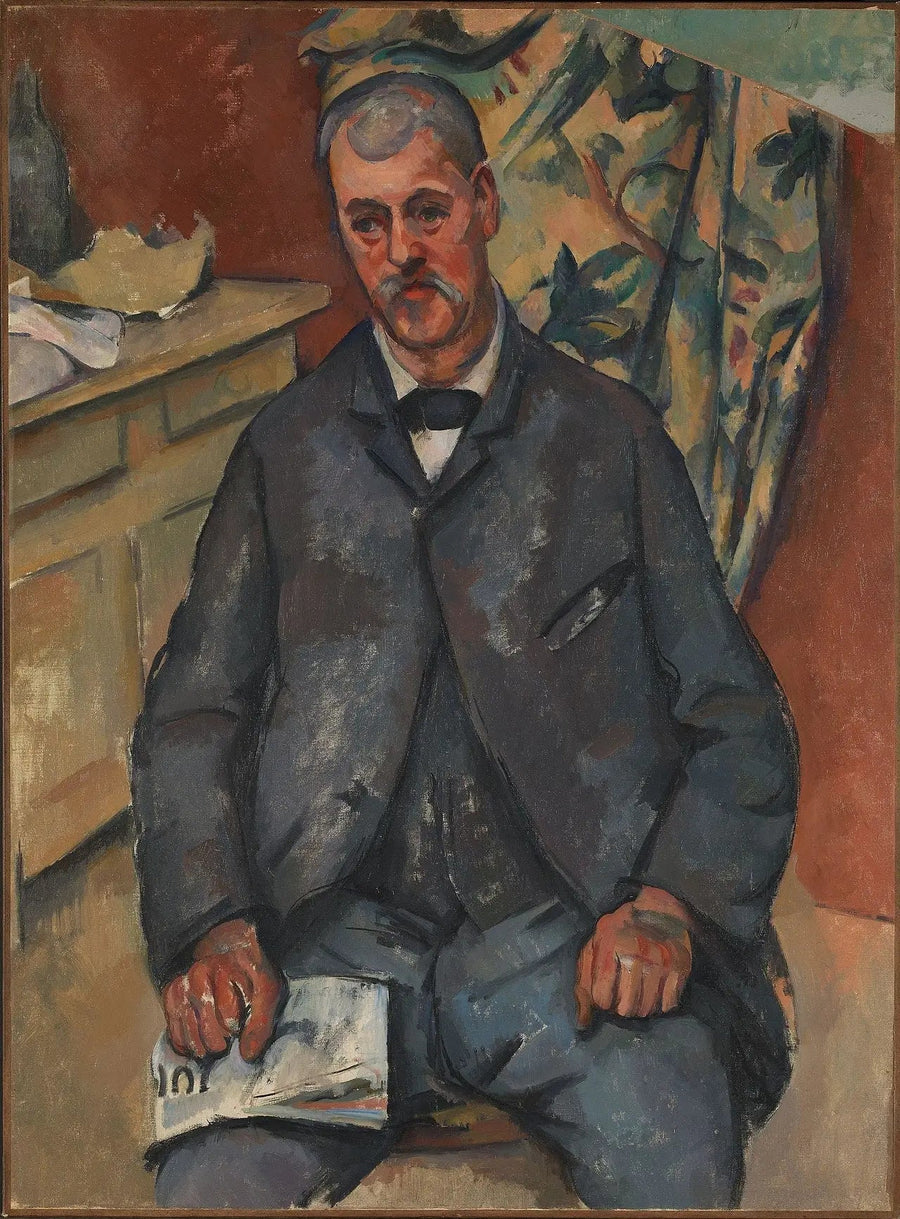 Siedzący mężczyzna - Paul Cézanne