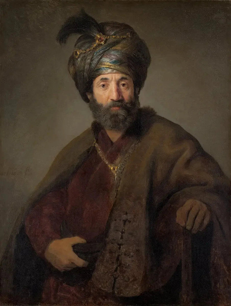 Mężczyzna w orientalnym kostiumie - Rembrandt